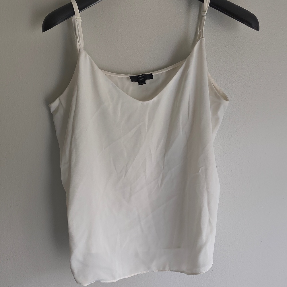 J Crew White Cami